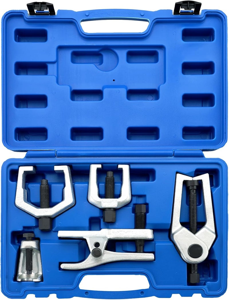 Acymner Ball Joint Separator Kit | 5 in 1 Pitman Arm Puller, Tie Rod End Tool Set, Splitter Removal Kit for Front End Service - Image 1